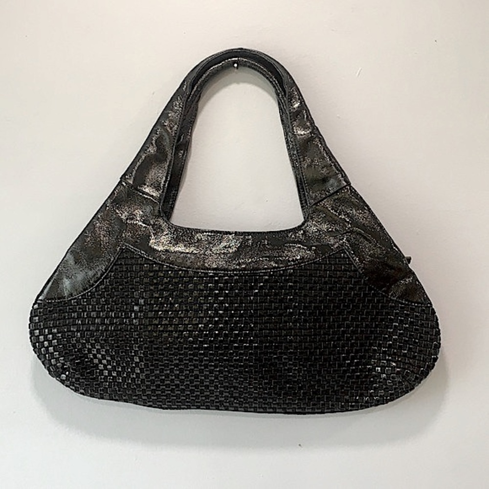Hobo international patent leather black handbag